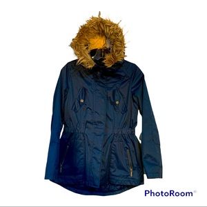 Yoki Girls Outerwear collection, Navy Blue jacket, size L/ 12-14 light weight